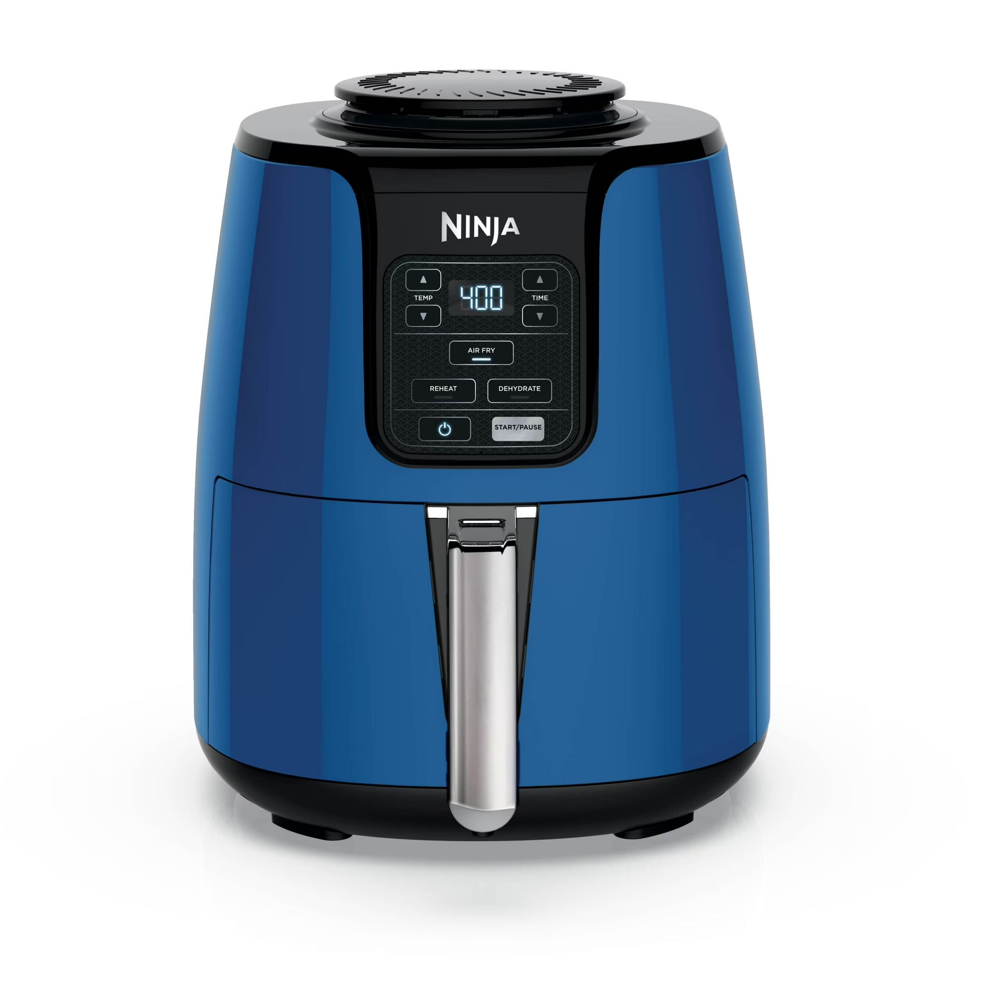 Ninja 4 Qt Air Fryer, 3 Functions, Air Fry, Reheat, and Dehydrate, Dishwasher Safe, Non-Stick, AF100, Red